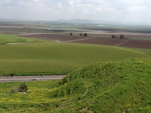 Valley of Jezreel_View from Tel Megiddo of the