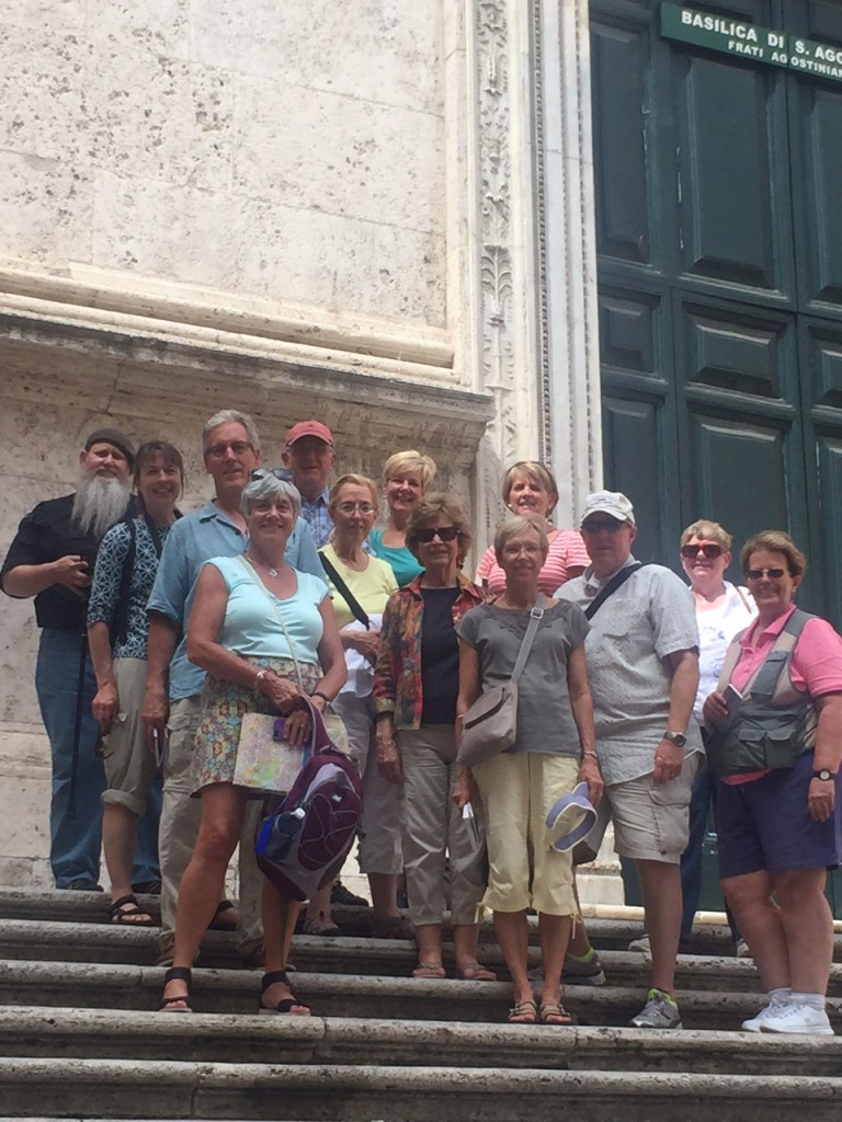 2-close up of group_steps of Church of sant'Agostino