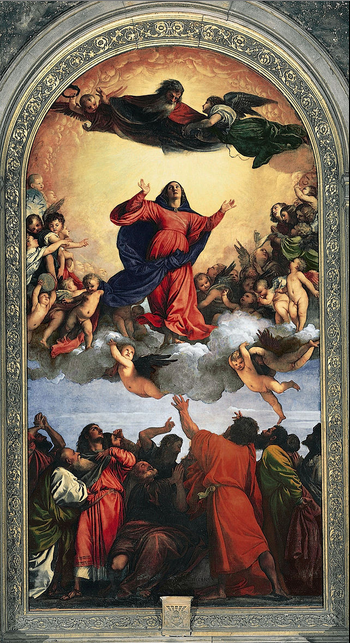 Titian's Assumption -  Painted 1516-18
