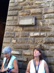 National Museum at the Bargello-sign-people