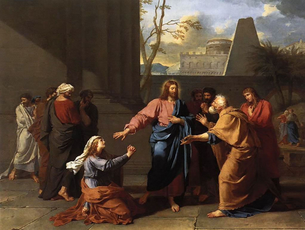 Christ and the Canaanite Woman - c.1784 by Germain-Jean Drouais
