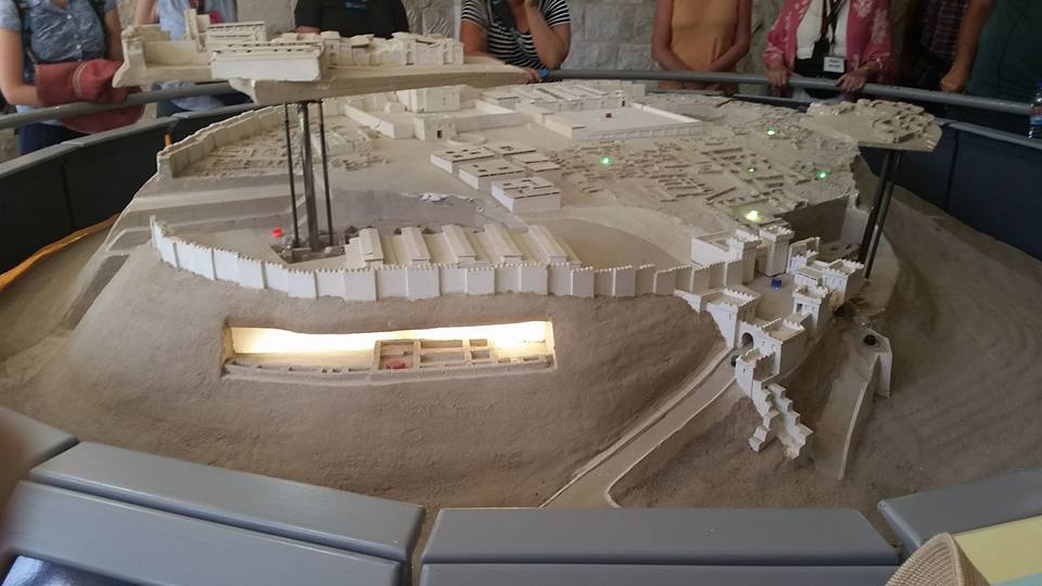 Scale model of Megiddo
