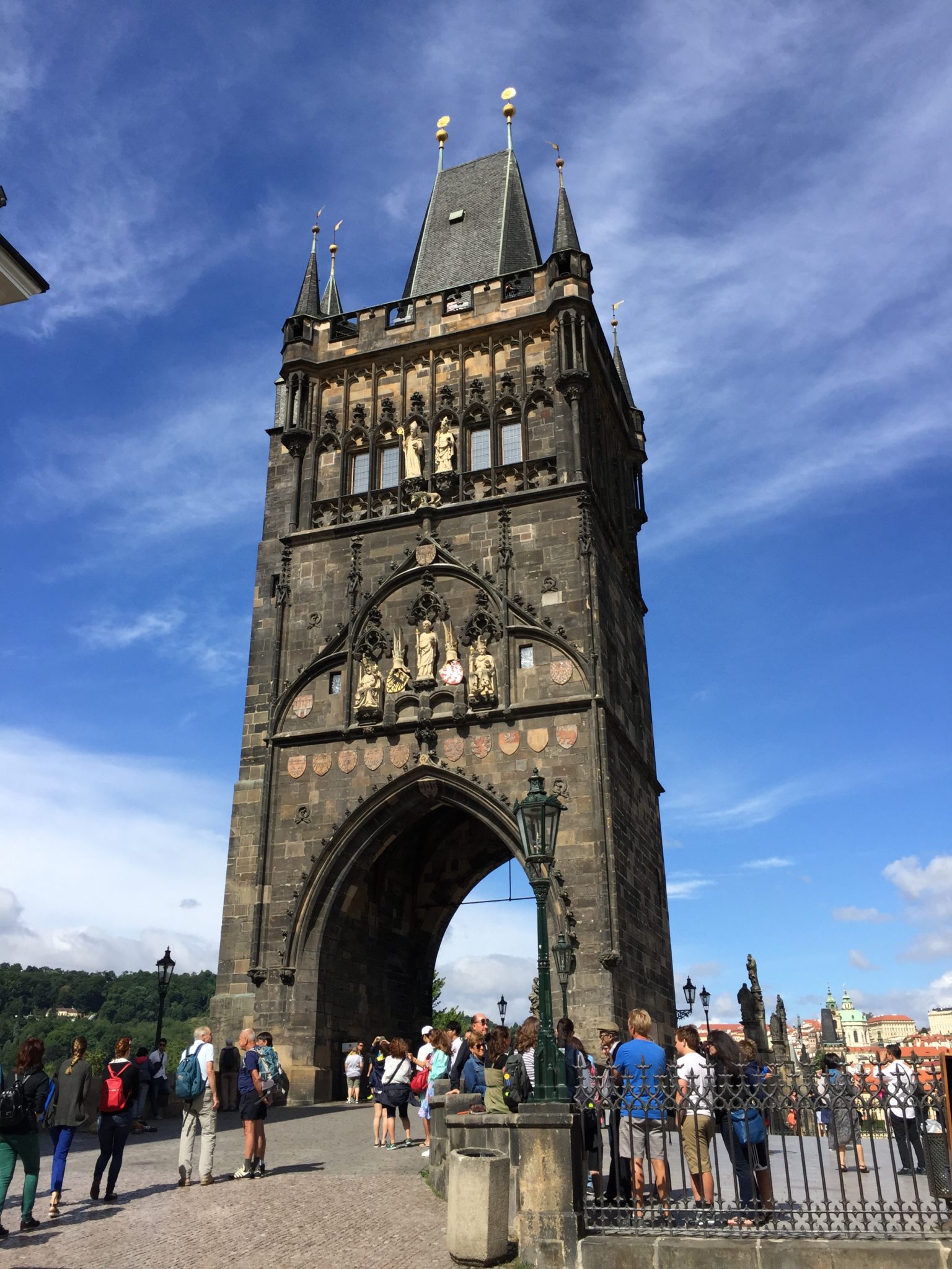 Charles Bridge Gate Entrance, Prague