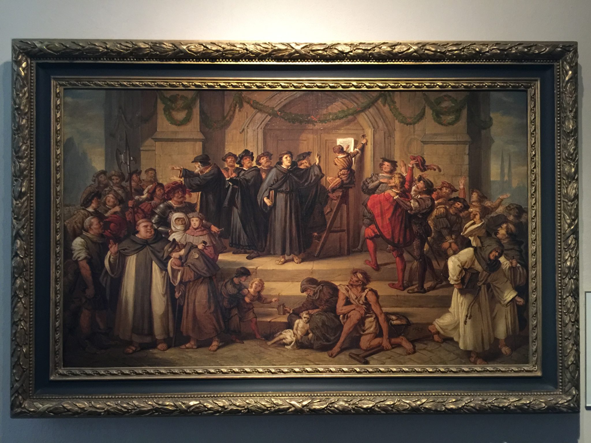Luther posts his 95 theses