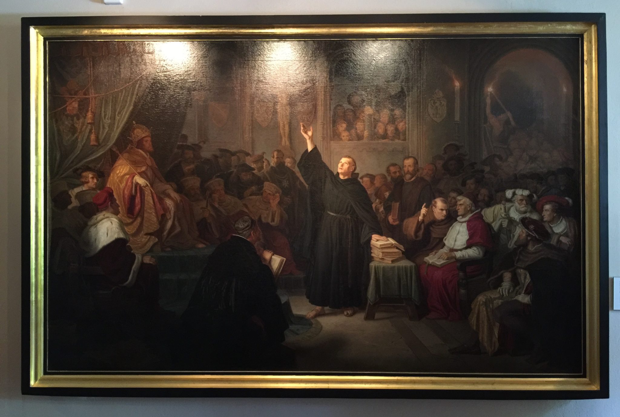 Luther refuses to recant at the Diet of Worms, Wittenberg