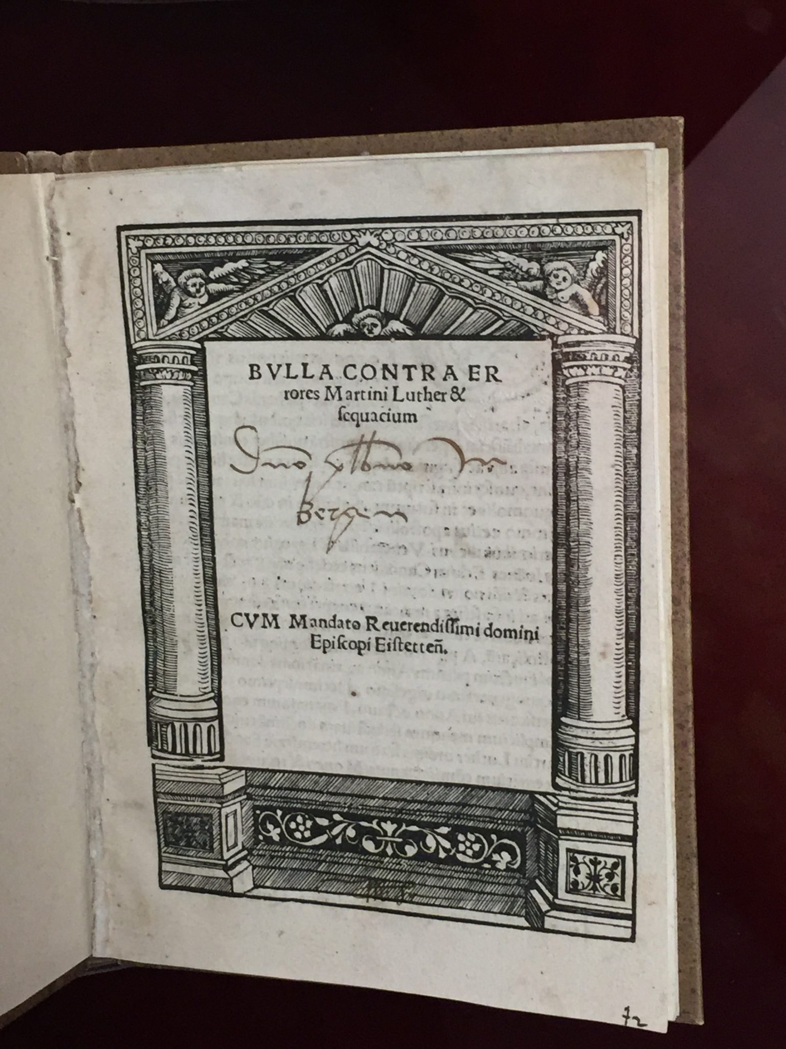 Papal Bull issued by pope against Martin Luther, Wittenberg
