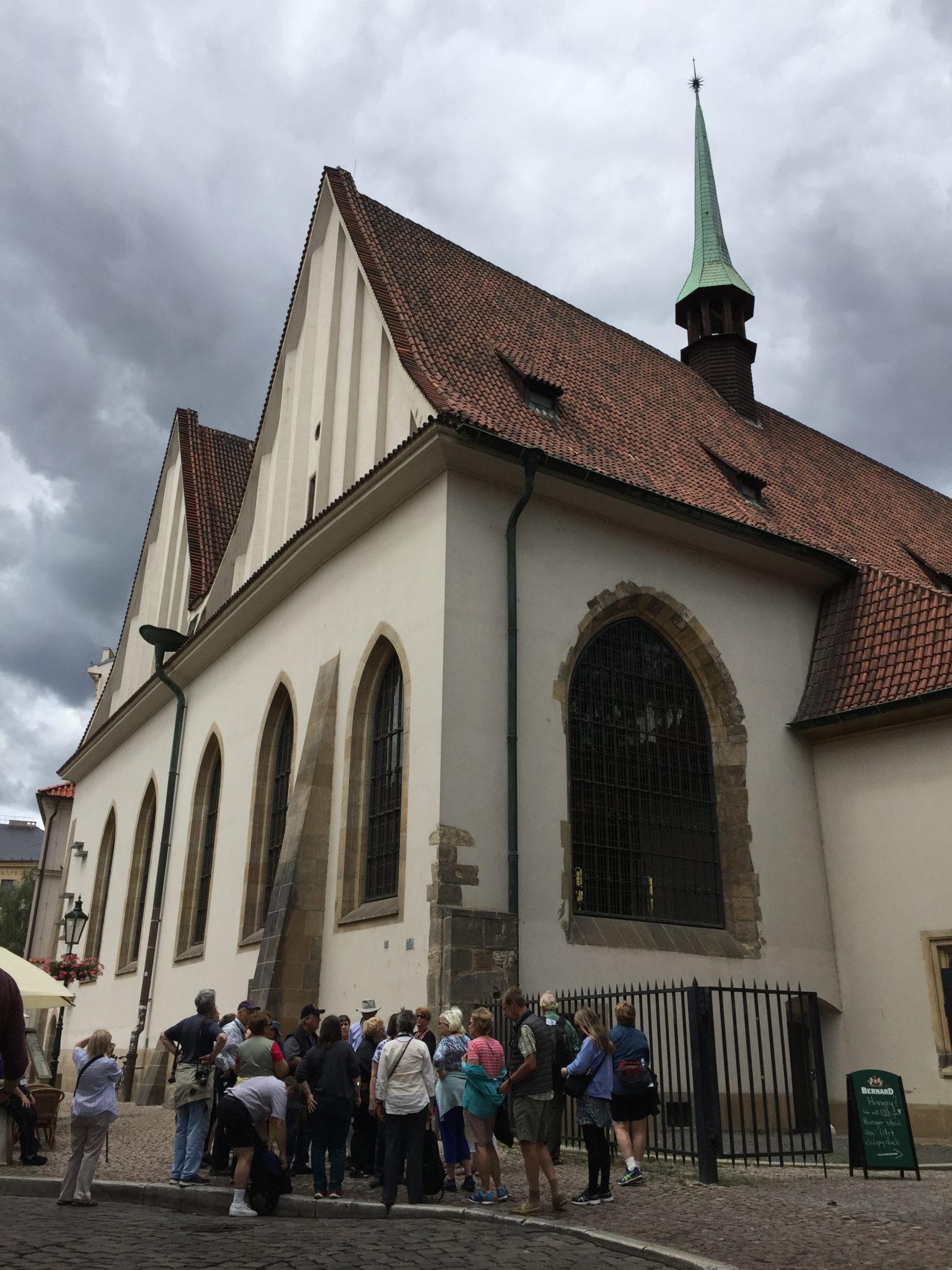 Standing outside Bethlehem Chapel, Prague