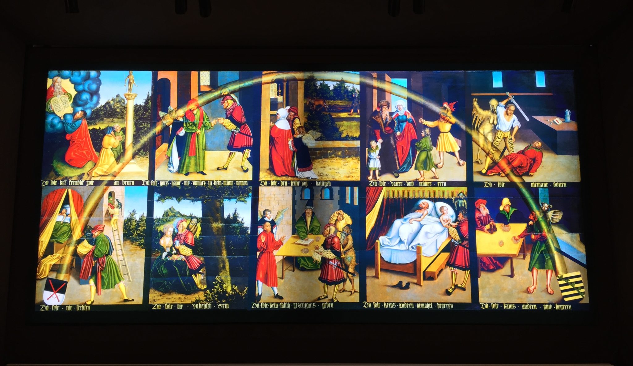 The Ten Commandments, Wittenberg